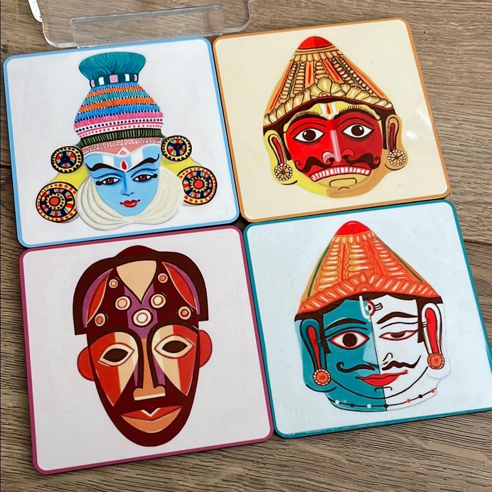 Set of four coasters